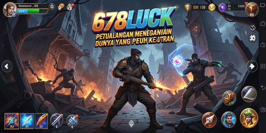 Tampilan gameplay petualangan seru dari 678LUCK dengan karakter dan level menantang.