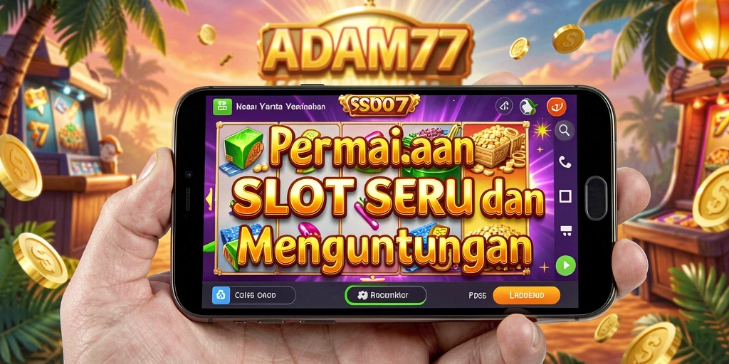 Screenshot ADAM77 menunjukkan gameplay Slot yang menarik dan menghibur.