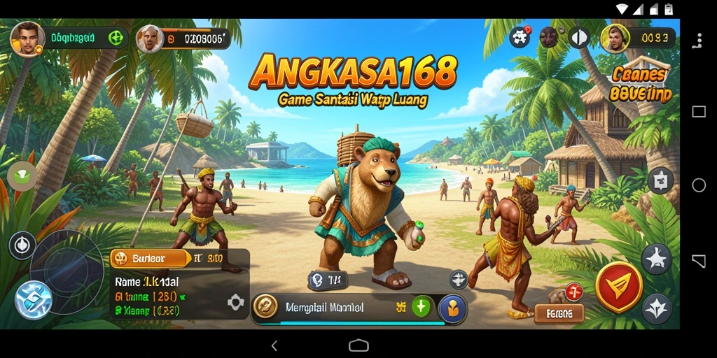 Tampilan menarik dari gameplay ANGKASA168 yang seru dan penuh warna.