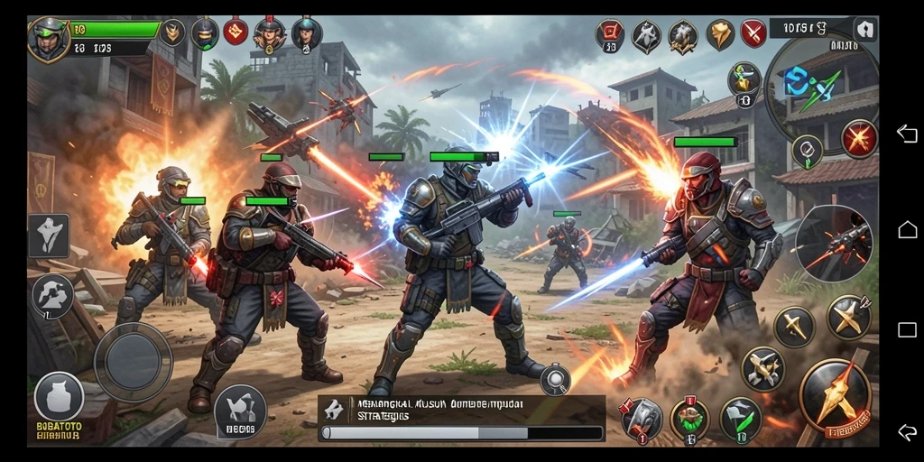 Tampilan gameplay BOBATOTO yang seru dengan strategi Tower Defense.