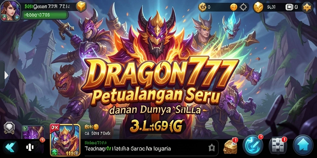 Tampilan menarik dari gameplay seru DRAGON777.