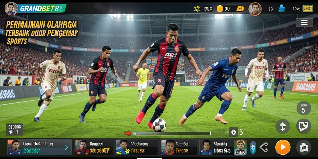 Tampilan gameplay menarik dari GRANDBET88 dengan berbagai pilihan olahraga.
