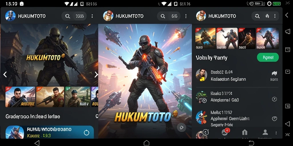 Tampilan utama HUKUMTOTO dengan fitur pengingat dan catatan.