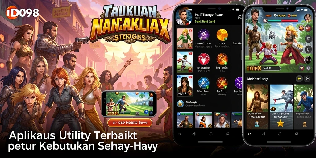 Tampilan antarmuka aplikasi dengan fitur-fitur utility terintegrasi.