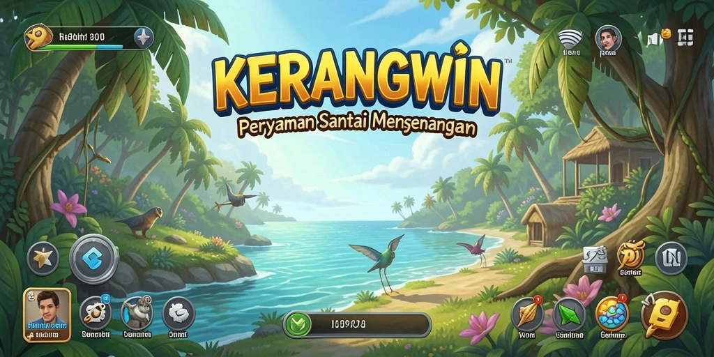 Tampilan gameplay KERANGWIN yang mengasyikkan dan penuh warna.