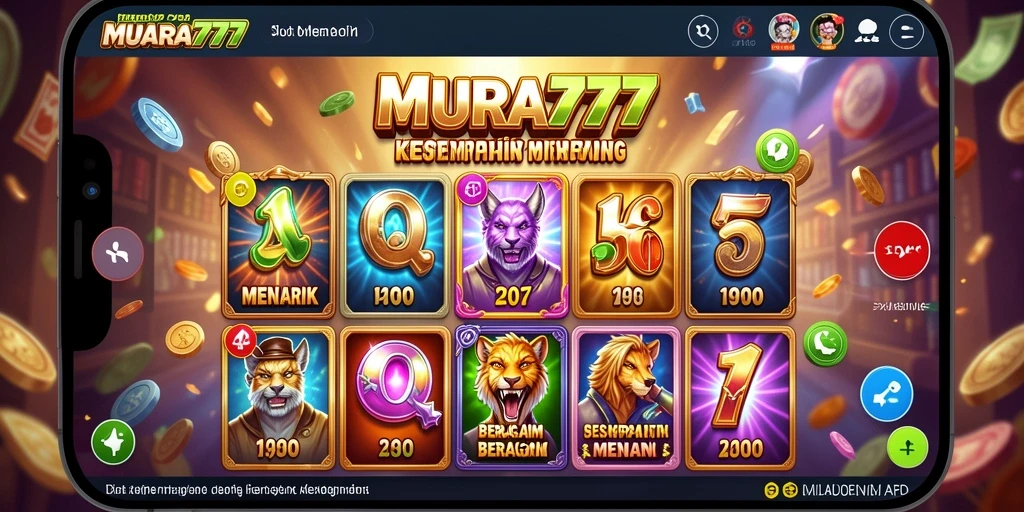Tampilan utama gameplay Slot yang mendebarkan dan menarik.