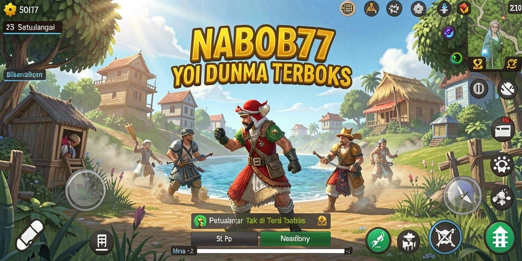 Tampilan gameplay NABOB77 dalam dunia terbuka yang menakjubkan.