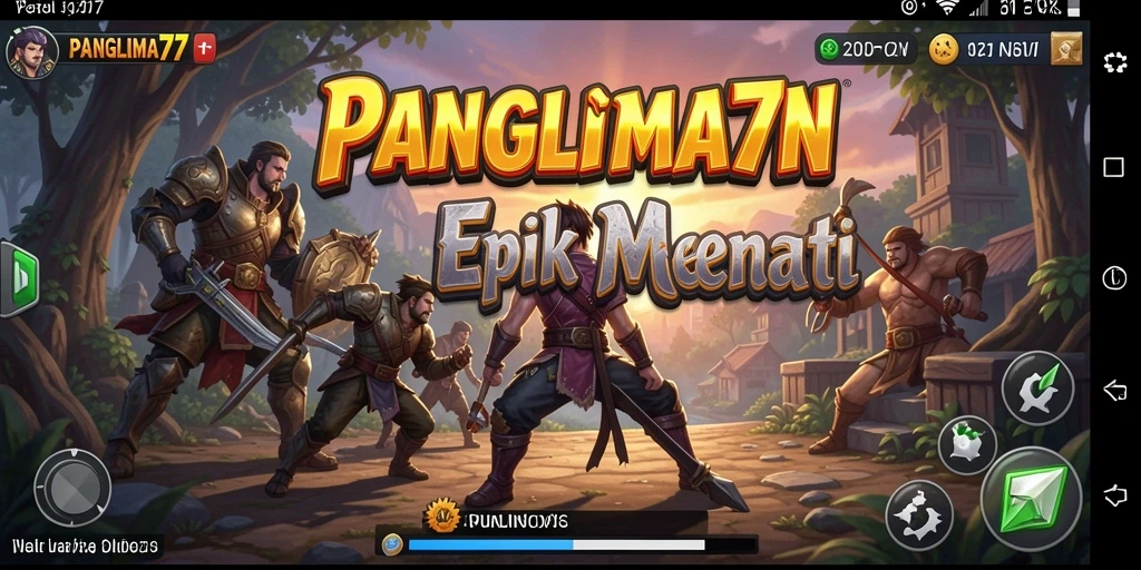 Screenshot gameplay PANGLIMA77 dengan aksi seru dalam misi petualangan.
