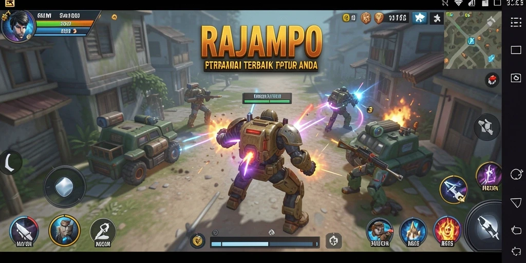 Tampilan menarik dari gameplay SLG RAJAMPO dengan aksi strategis.