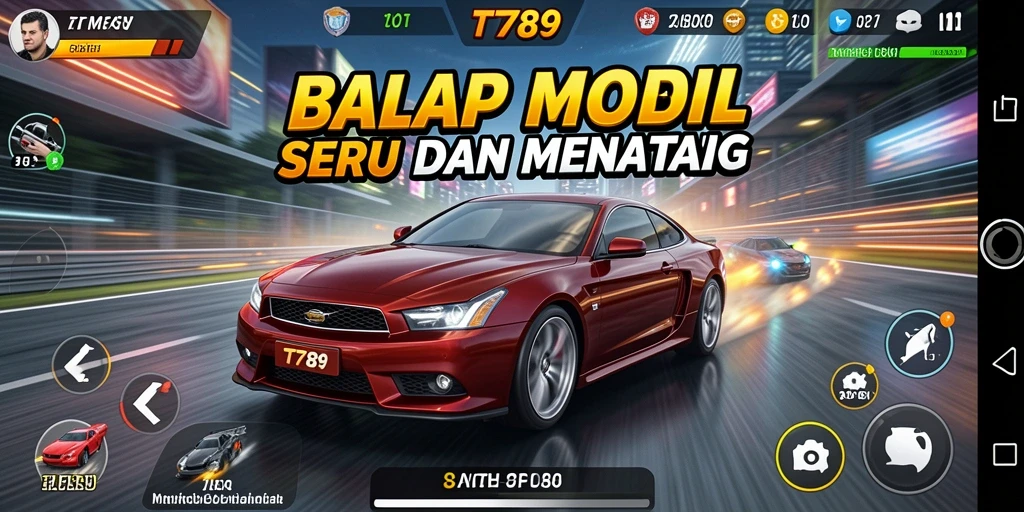 Gameplay seru dari balapan mobil di TT789.