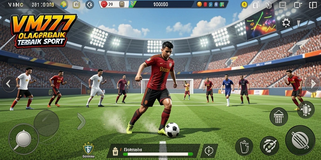 Tampilan menarik dari gameplay VM777 yang penuh aksi.