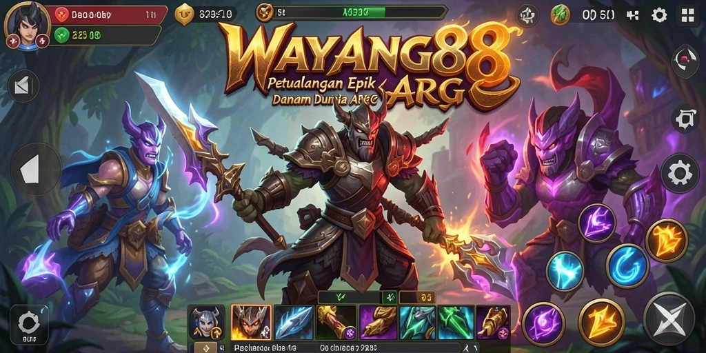 Tampilan gameplay yang menarik dan penuh aksi dalam WAYANG88.