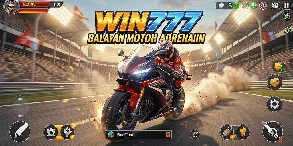 Tampilkan gameplay balapan motor yang seru dan menegangkan.